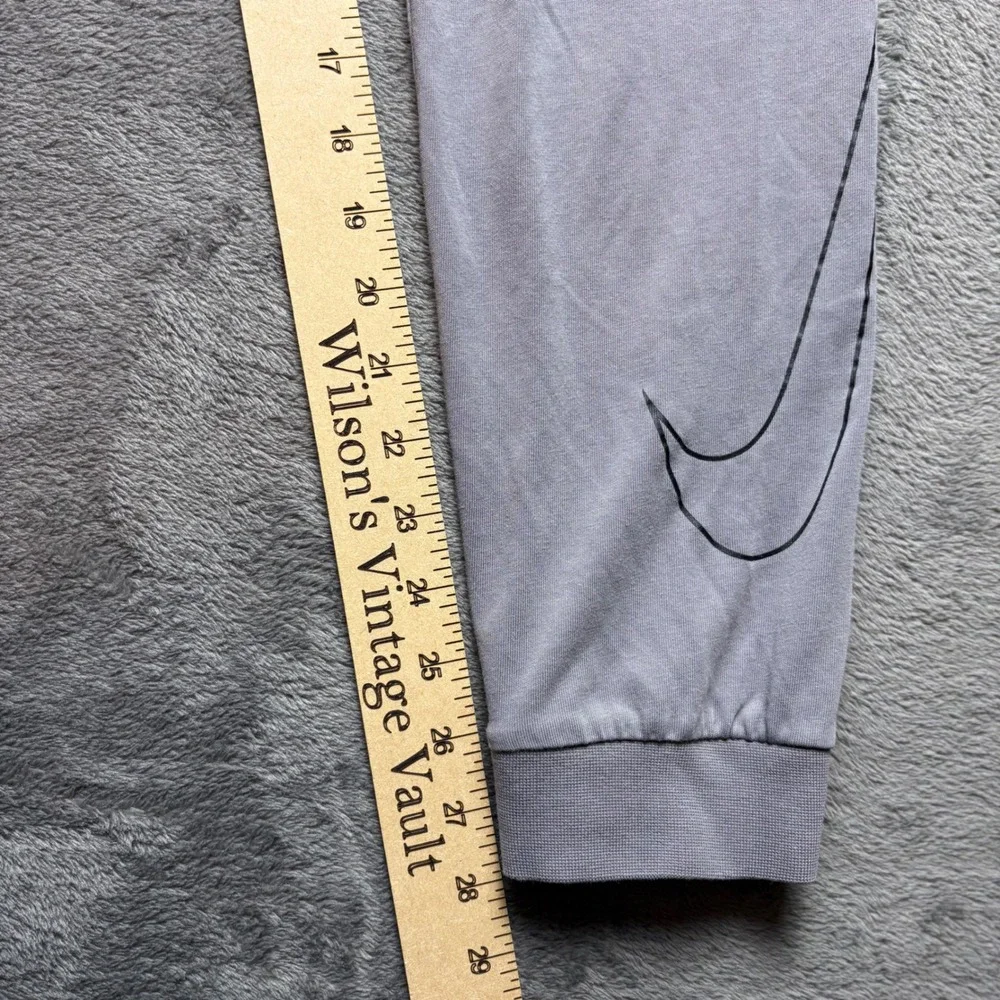 Nike Joggers Mens S Gray Cotton Poly Dri-FIT Swoosh AR4837-036 Sweatpants